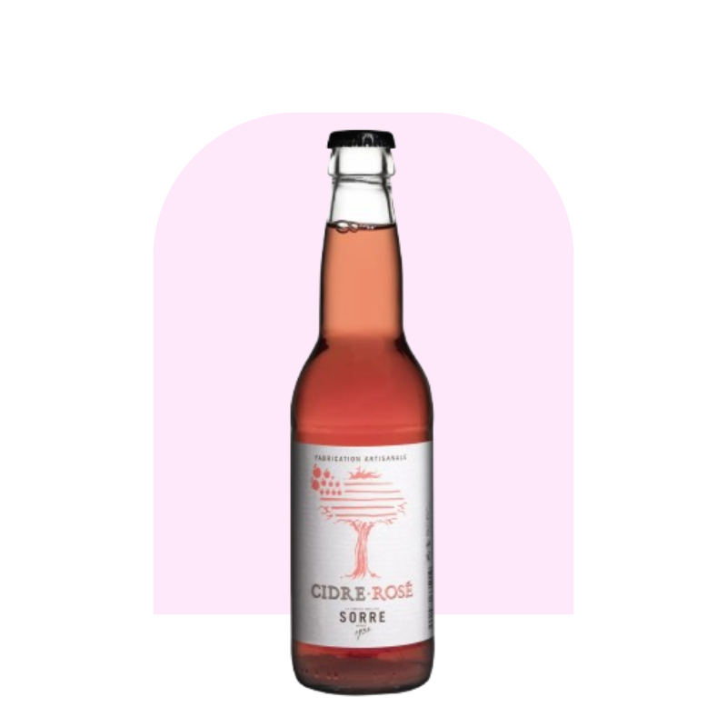 Cidre rosé - cidrerie Sorre - 33cl